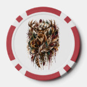 Boho Herten, Dromen van Herten Poker Chips (Achterkant)