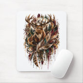 Boho Herten, Dromend van Herten Muismat (Met muis)