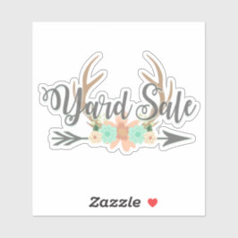 BOHO Herten Geweien Pijl Tuin Verkoop Sticker