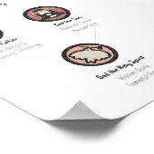 Boho Het heilige drievuldigheids poster (Hoek)