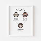 Boho Het heilige drievuldigheids poster