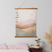 Boho Heuvels Hangend Wandkleed (Slaapkamer)