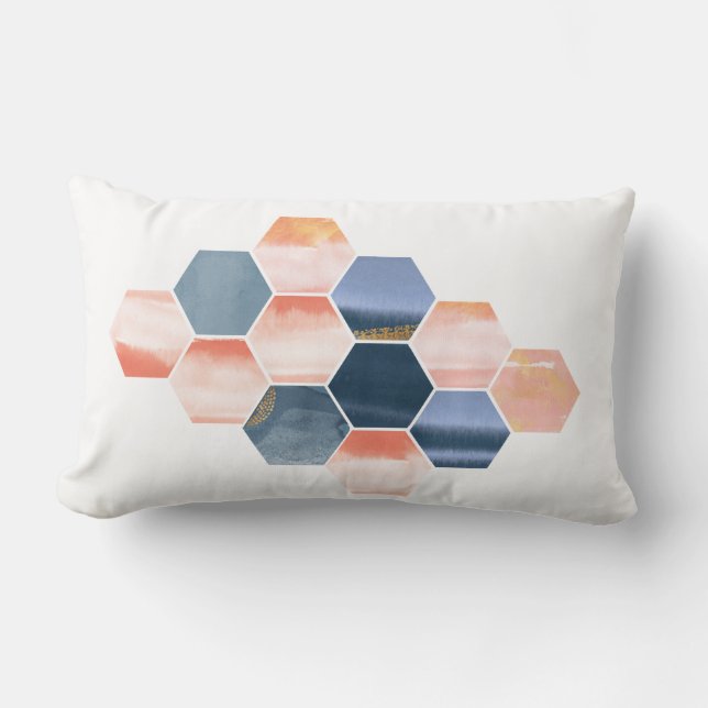 Boho Hexagons Kussen (Voorkant)