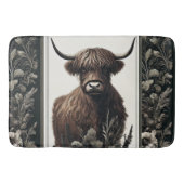 Boho Highland Koe Badmat (Voorkant)