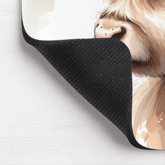 Boho Highland Koe Muismat (Hoek)