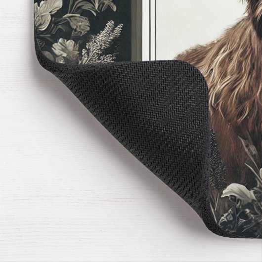 Boho Highland Koe Muismat (Hoek)