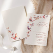 Boho Hij geeft me Butterflies Vrijgezellenfeest Kaart