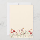 Boho Hij geeft me Butterflies Vrijgezellenfeest Kaart (Achterkant)