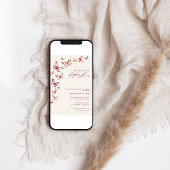 Boho Hij geeft me Vlinders Bruidsdouche Kaart