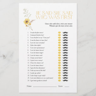 Boho hij zei dat ze zei dat zonnebloem Vrijgezelle