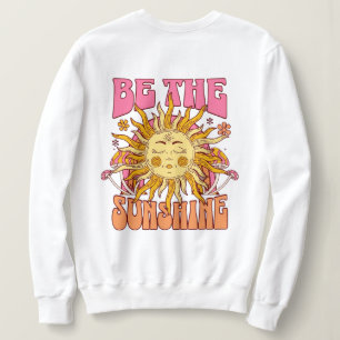 Boho Hippie 70s Positieve Vibes Grafisch Trui