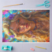 Boho Hippie Bloem Kind Chique Decoupage Tissuepapier (Craft)