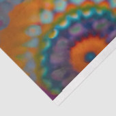 Boho Hippie Chic Groot Pet Levendige Kleur Decoupa Tissuepapier (Detail)