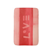 Boho Hippie Chic Living Coral Love Badmat (Voorkant Verticaal)