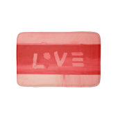 Boho Hippie Chic Living Coral Love Badmat (Voorkant)