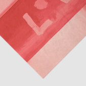 Boho Hippie Chic Living Coral Love Tissuepapier (Detail)