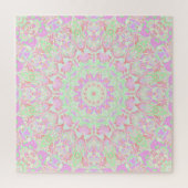Boho Hippie Eclectic Funky Kleurrijke Pastel Manda Legpuzzel (Verticaal)