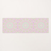 Boho Hippie Eclectic Funky Kleurrijke Pastel Manda Yogamat (Achterkant (horizontaal))