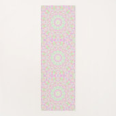 Boho Hippie Eclectic Funky Kleurrijke Pastel Manda Yogamat (Voorkant)