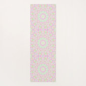 Boho Hippie Eclectic Funky Kleurrijke Pastel Manda Yogamat (Achterkant)