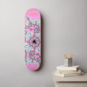 Boho Hippie Eenhoorn Pastel Mandelbrot Fractal Persoonlijk Skateboard