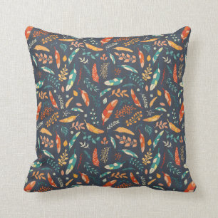 Boho Hippie Feather Pattern Kussen