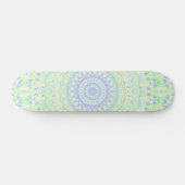 Boho Hippie Funky Eclectische Lente Pastel Mandala Persoonlijk Skateboard (Horizontaal)