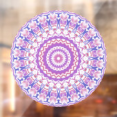 Boho Hippie Funky Groovy Bohemian Kaleidoscoop Raamsticker (Vel 2)