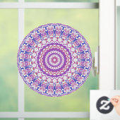 Boho Hippie Funky Groovy Bohemian Kaleidoscoop Raamsticker (Huis)
