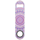 Boho Hippie Funky Groovy Bohemian Kaleidoscoop Speed Flessenopener (Voorkant)