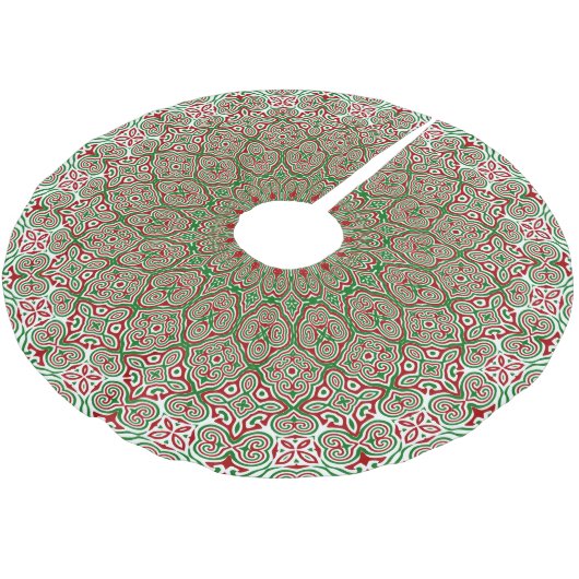 Boho Hippie Funky Trippy  Kerst Mandala Kerstboom Rok (Gekanteld)