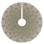 Boho Hippie Funky Trippy  Kerst Mandala Kerstboom Rok (Voorkant)