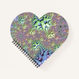 Boho Hippie Groovy Glanzend Kleurrijk Regenboog Fr Notitieboek