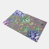 Boho Hippie Groovy Glimmende Kleurrijke Regenboog  Deurmat (Schuin)