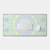 Boho Hippie Groovy Quirky Kleurrijke Zachte Pastel Bureaumat (Keyboard & Muis)
