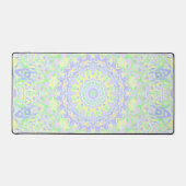 Boho Hippie Groovy Quirky Kleurrijke Zachte Pastel Bureaumat (Voorkant)