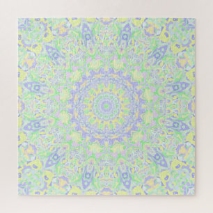 Boho Hippie Groovy Quirky Kleurrijke Zachte Pastel Legpuzzel