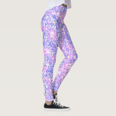 Boho Hippie Kleurrijke Levendige Jewel Tone Marble Leggings (Rechts)