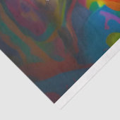 Boho Hippie levendig gekleurde Lady Decoupage Tissuepapier (Detail)