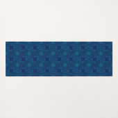 Boho Hippie Mandala Tegel Abstract Yogamat (Achterkant (horizontaal))