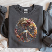 Boho Hippie Peace Sign Sweatshirt