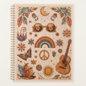Boho hippie planner (Voorkant)