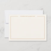 Boho Hippie Retro Flat Note Card Notitiekaartje (Voorkant)