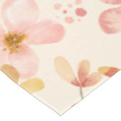 Boho hippie rustic aardse natuurlijke bloemen tafelkleed (Gekanteld)