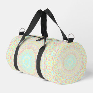 Boho Hippie Trippy Groovy Kleurrijke Pastel Mandal Plunjezak