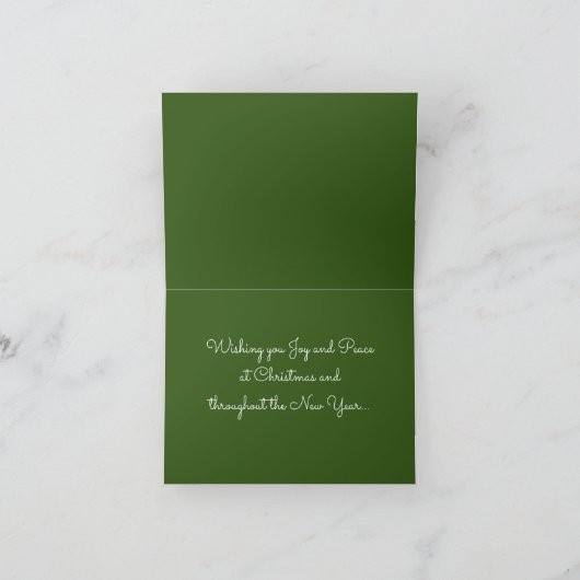 Boho Hippie Van Brengt Boom Kerst Kaart (Binnen)