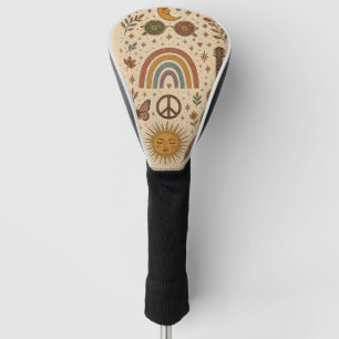 Boho Hippie Vintage Retro Golfhoofden Golfheadcover