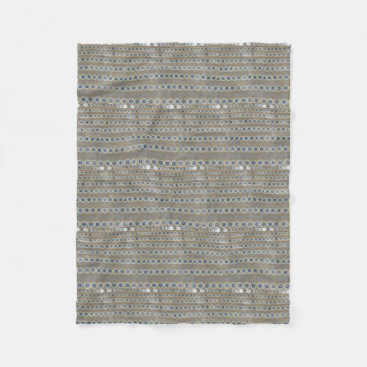 Boho, hippy geïnspireerd, jaren 60 groovy stijl fleece deken (Voorkant)