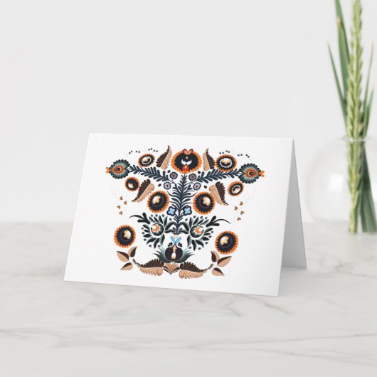 Boho Hippy Kaart (Voorkant)