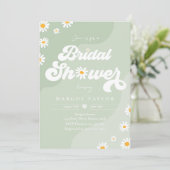 Boho Hippy Vibes Sage Green Festival Vrijgezellenf Kaart (Staand voorkant)